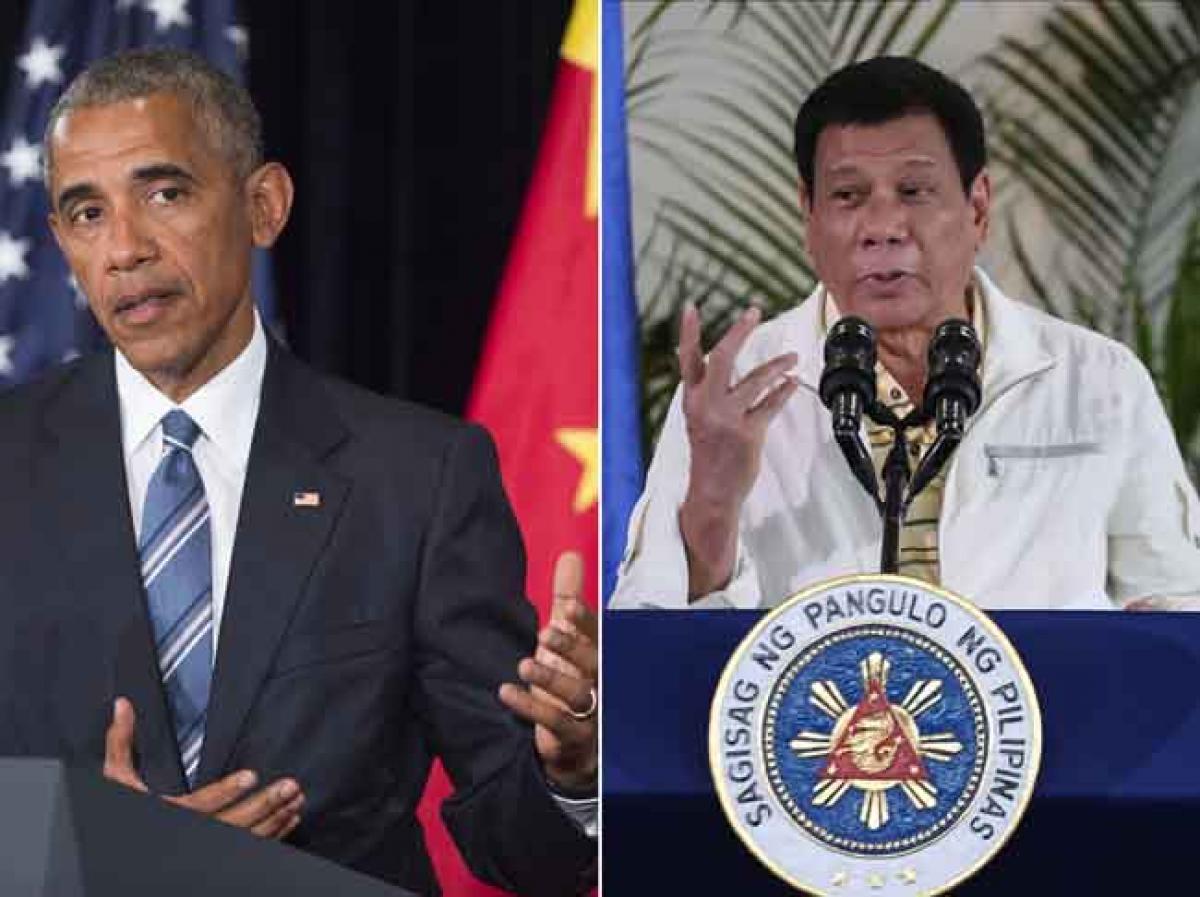 Obama cancels meet after Philippines President insult